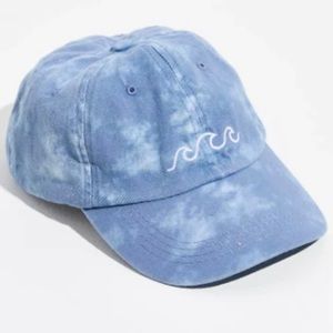 Blue Tie Dye Wave Baseball Cap NWT